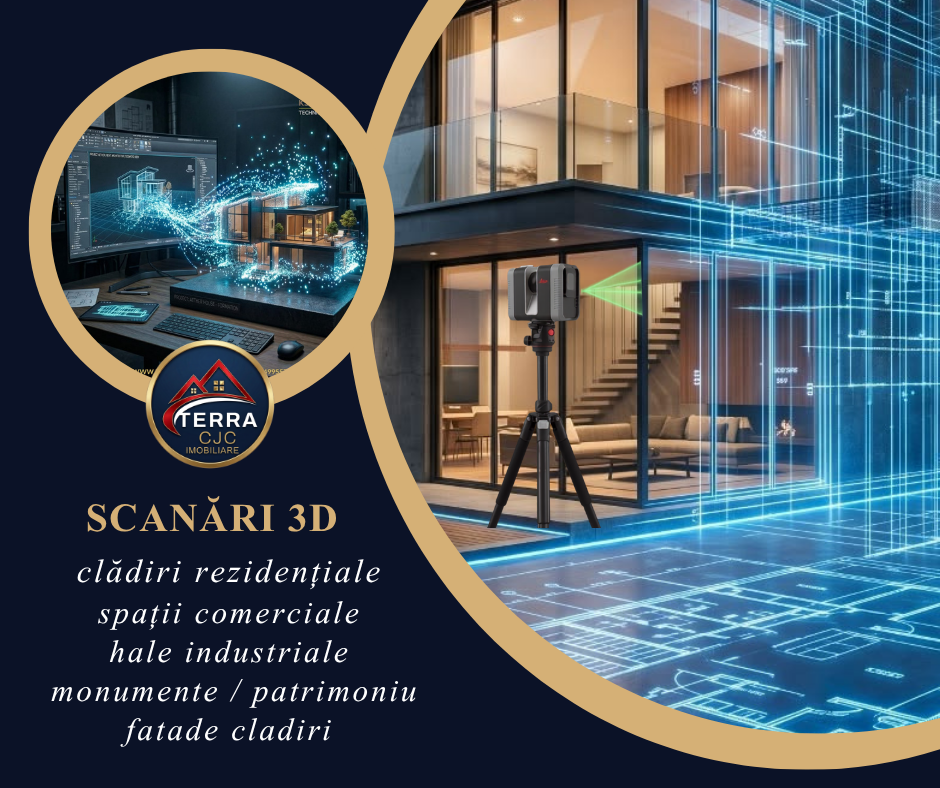 Scanare laser 3D a unei clădiri pentru realizarea unui model digital
