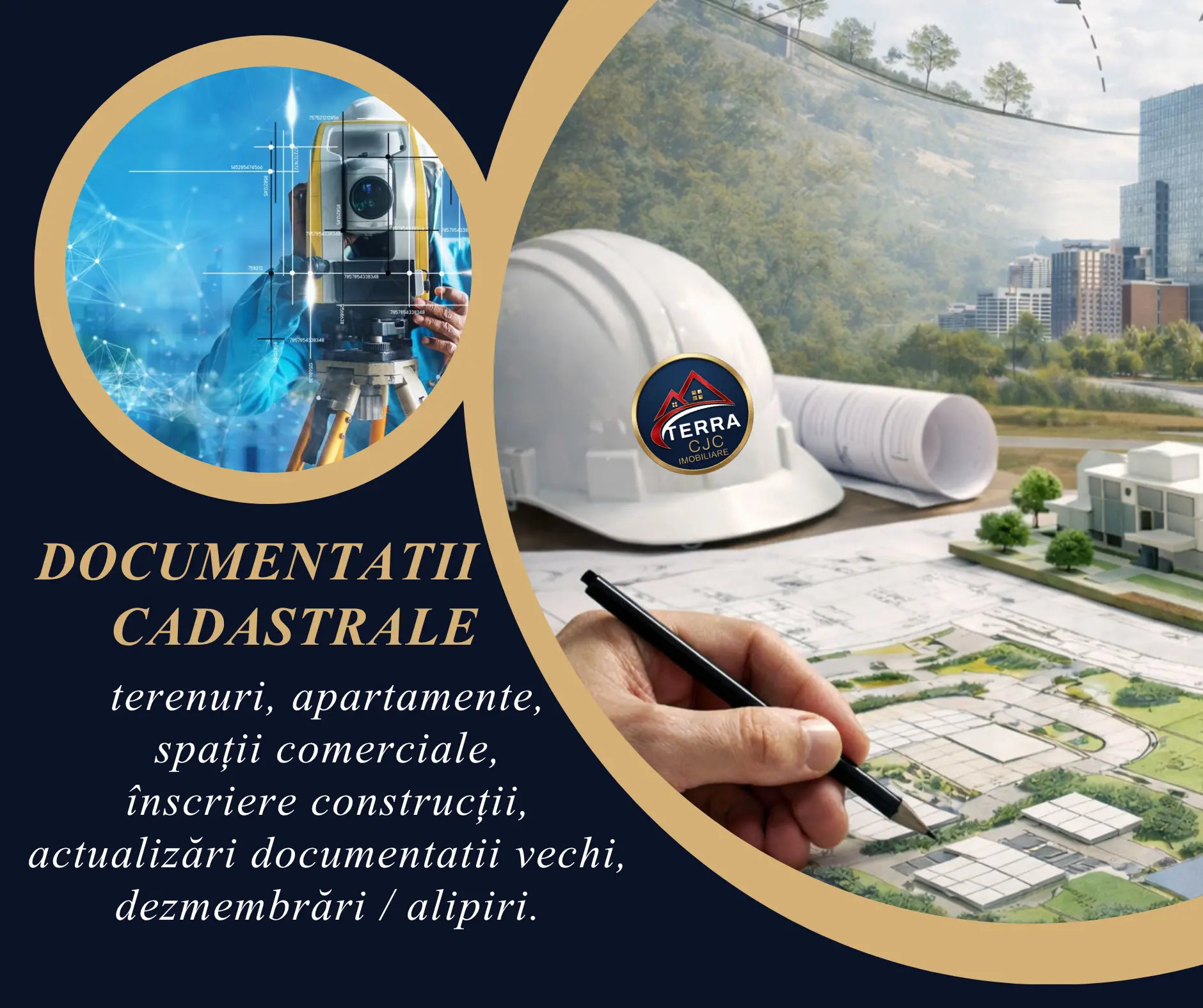 Documentații cadastrale pentru terenuri, apartamente și spații comerciale în Neamț