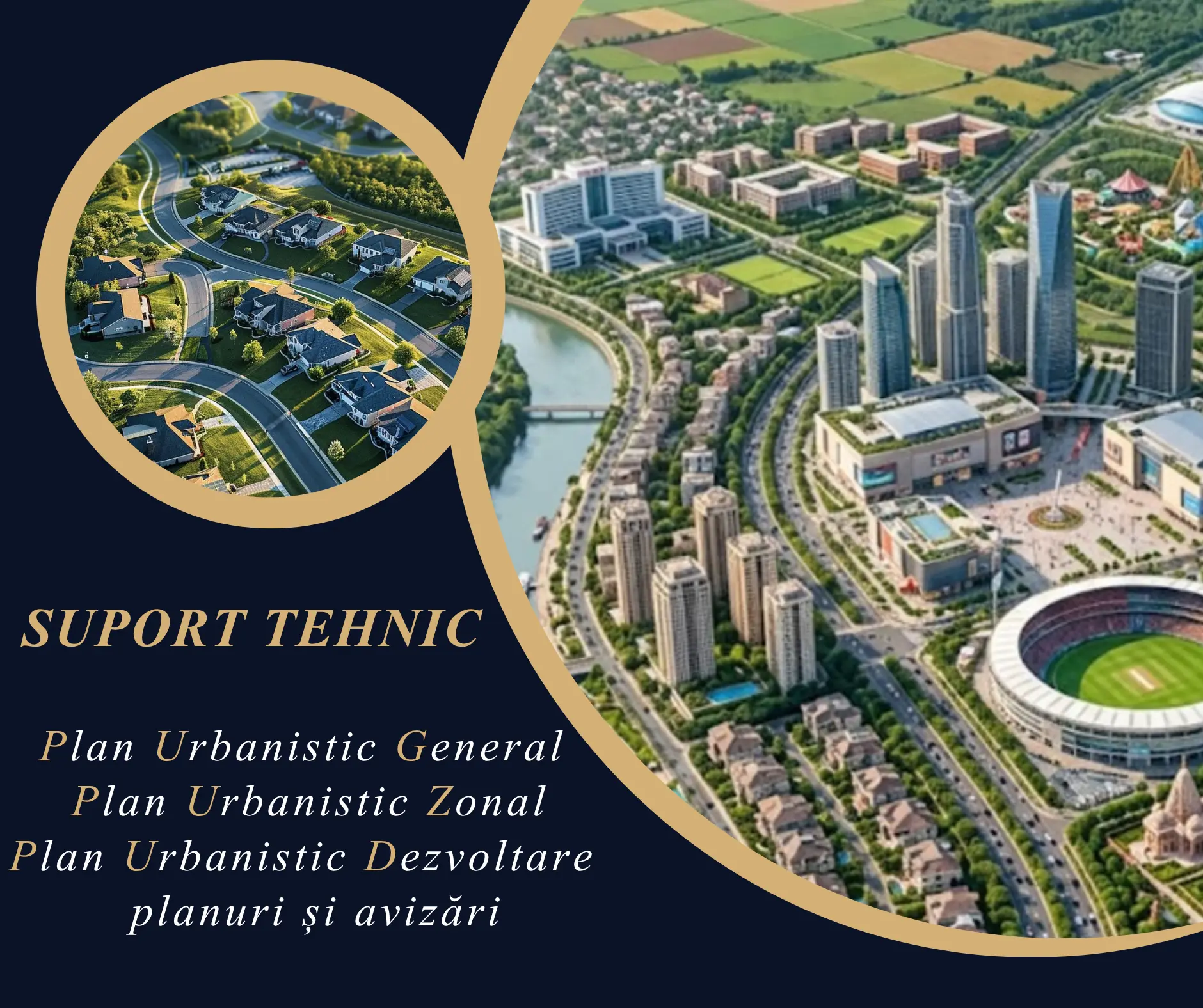 Suport tehnic pentru planuri de urbanism și avizări