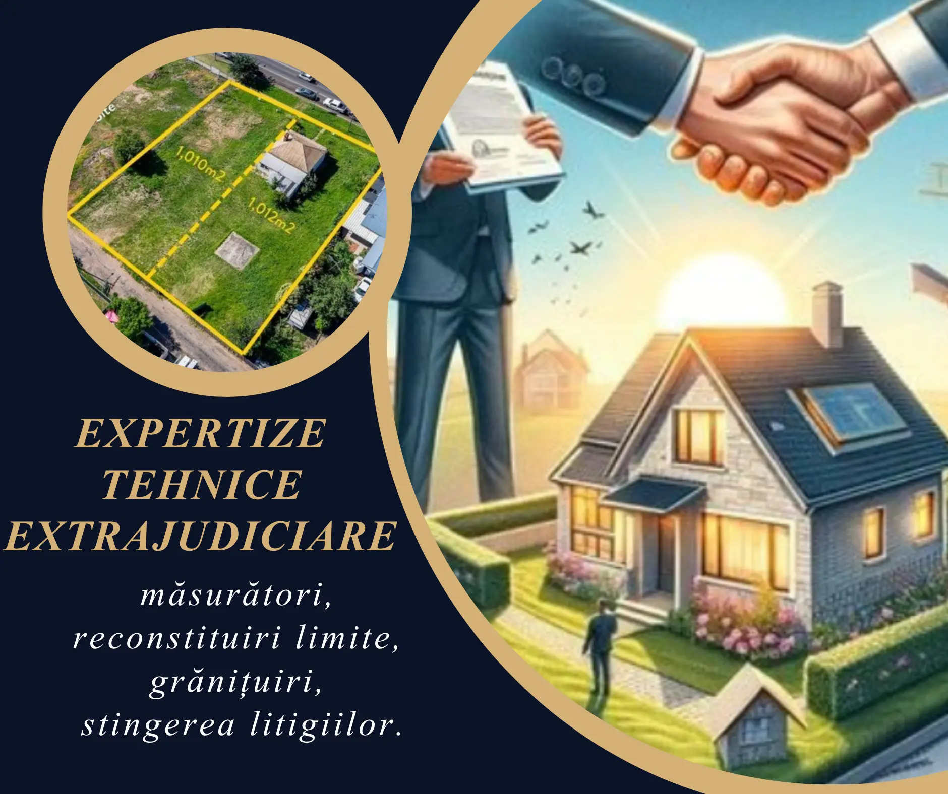 Expertize tehnice extrajudiciare: măsurători, reconstituiri limite și grănițuiri